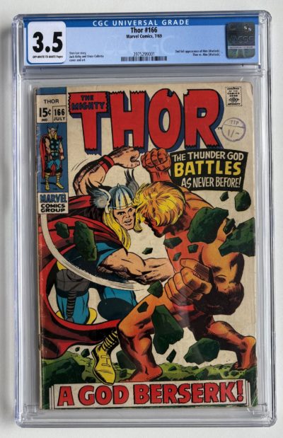 Mighty Thor #166 - CGC 3.5