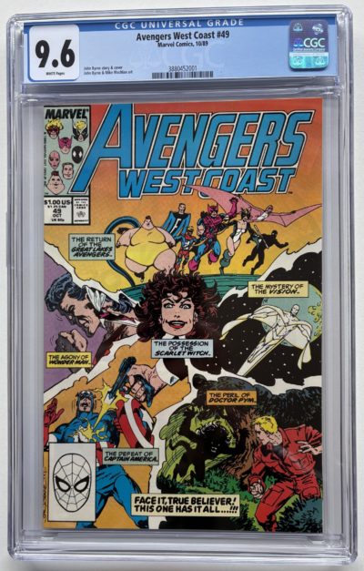 Avengers West Coast #49 - CGC 9.6