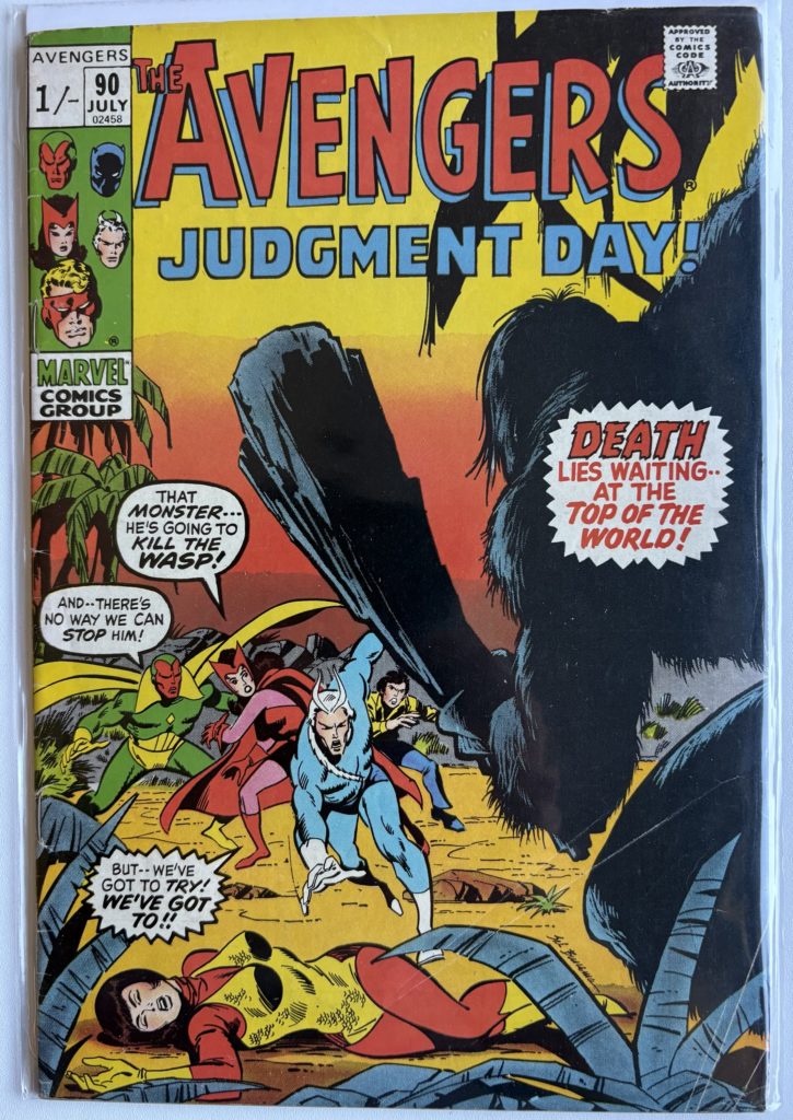 Avengers #90 (1971) Bronze Age Marvel
