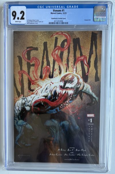Venom #1 (2021) CGC 9.2