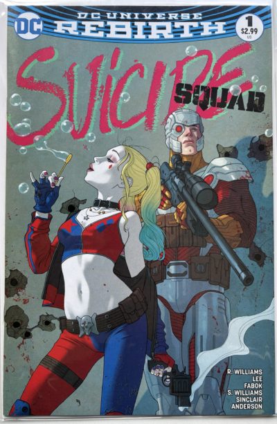 Suicide Squad: Rebirth #1 (2016) DC Universe Rebirth – Harley Quinn & Deadshot Cover