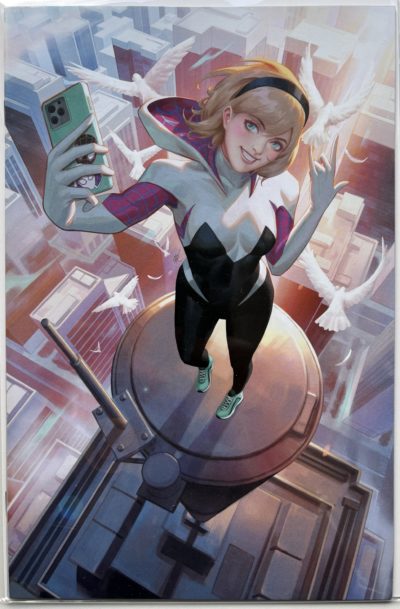 Ghost-Spider #3 Selfie Variant Cover – Spider-Gwen / Ghost-Spider – Marvel Comics