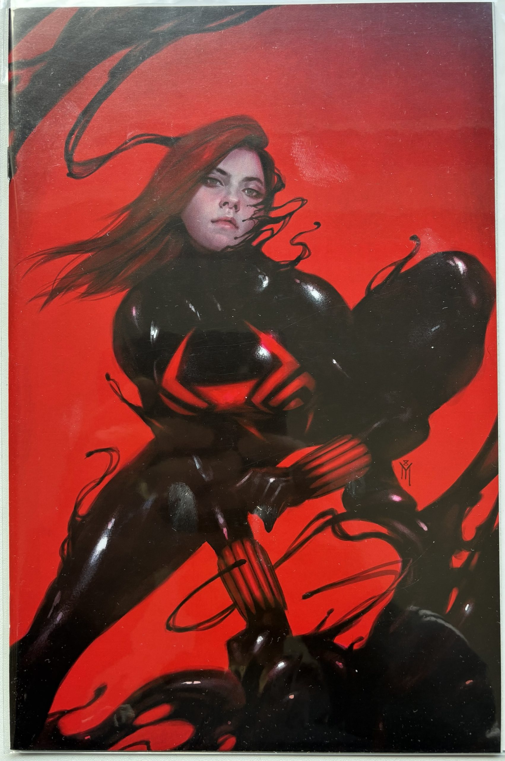 Venom #27 (2023) Mary Jane / Symbiote Virgin Variant Cover – Marvel Comics