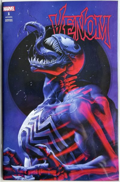 Venom #1 (2021) LGY #201 Junggeun Yoon Double-Exposure Variant – LTD 1250 COA Edition