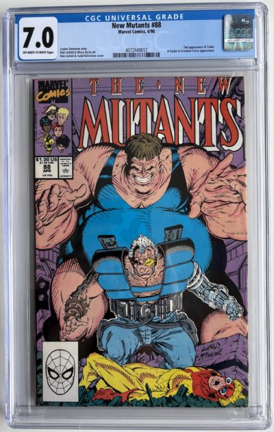 New Mutants #88 (1990) CGC 7.0 -2nd Appearance of Cable