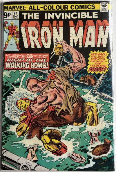 Iron Man #84 (March 1976) | UK Price Variant | Bronze Age Marvel Comic