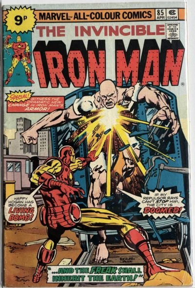 The Invincible Iron Man #85 (1976) | UK 9p Price Variant | Marvel Bronze Age Comic