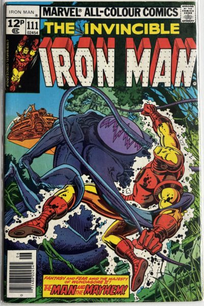 The Invincible Iron Man #111 (1978) | UK 12p Price Variant | Marvel Bronze Age Comic