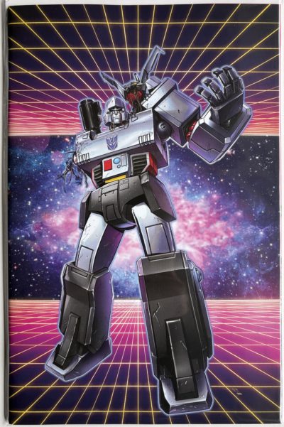 Transformers #19 – Megatron Retro Synthwave Variant Cover