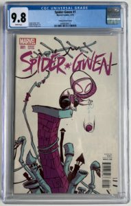 🔑 Spider-Gwen #1 CGC 9.8 – Skottie Young Variant Cover – Marvel Comics 2015