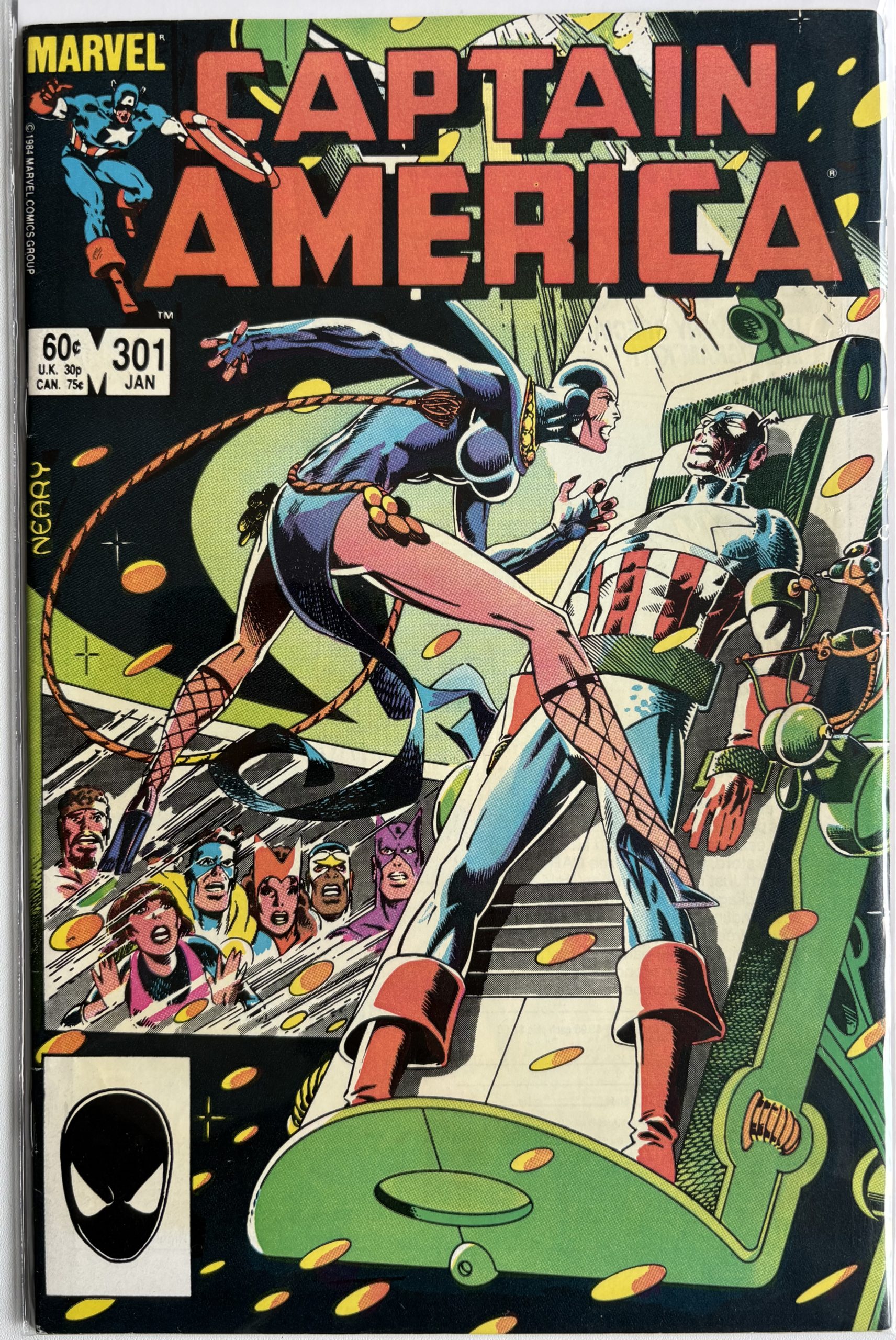 Captain America #301 (January 1985) Marvel Comics – Secret Wars II Era