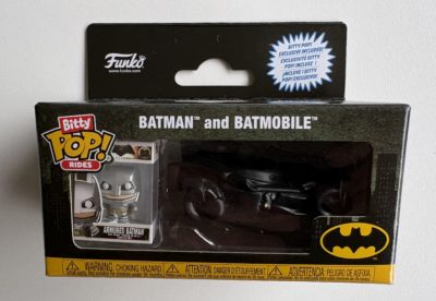 Funko Bitty Pop! Rides – Batman and Batmobile – Armored Batman Exclusive – DC Collectible Set