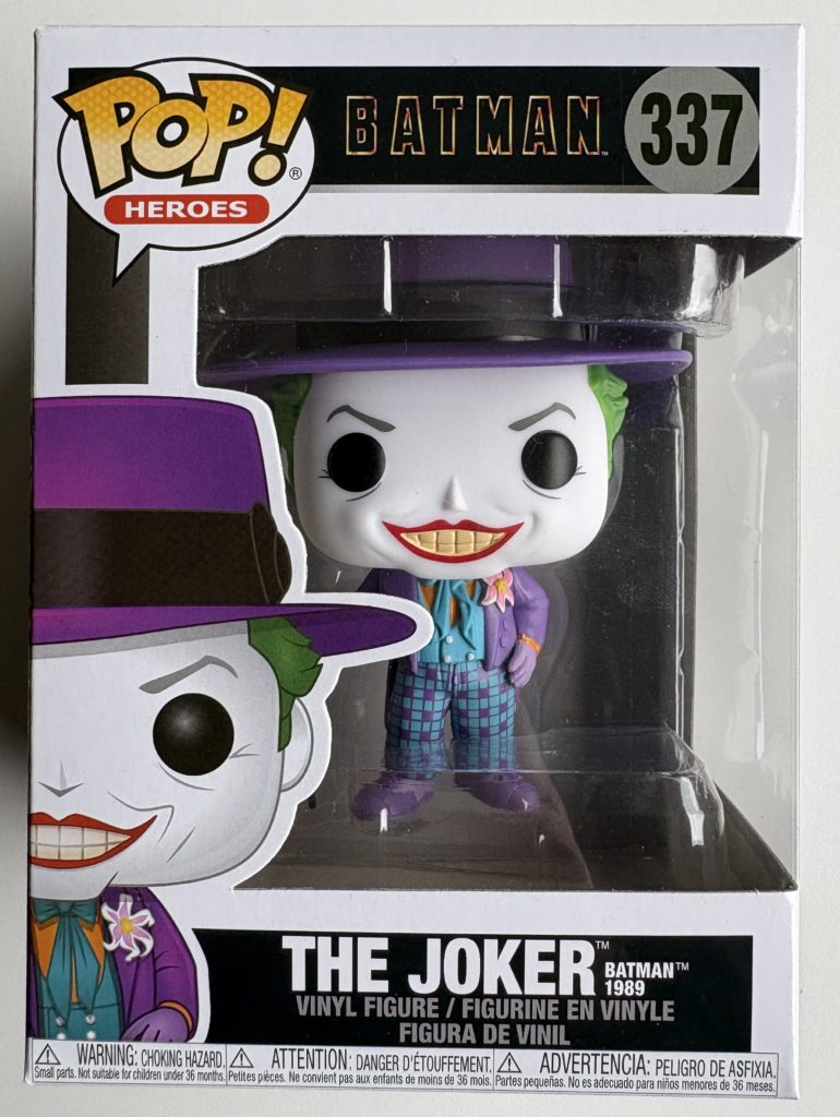 Funko Pop! Heroes Batman #337 – The Joker (Batman 1989) Vinyl Figure – DC Collectible
