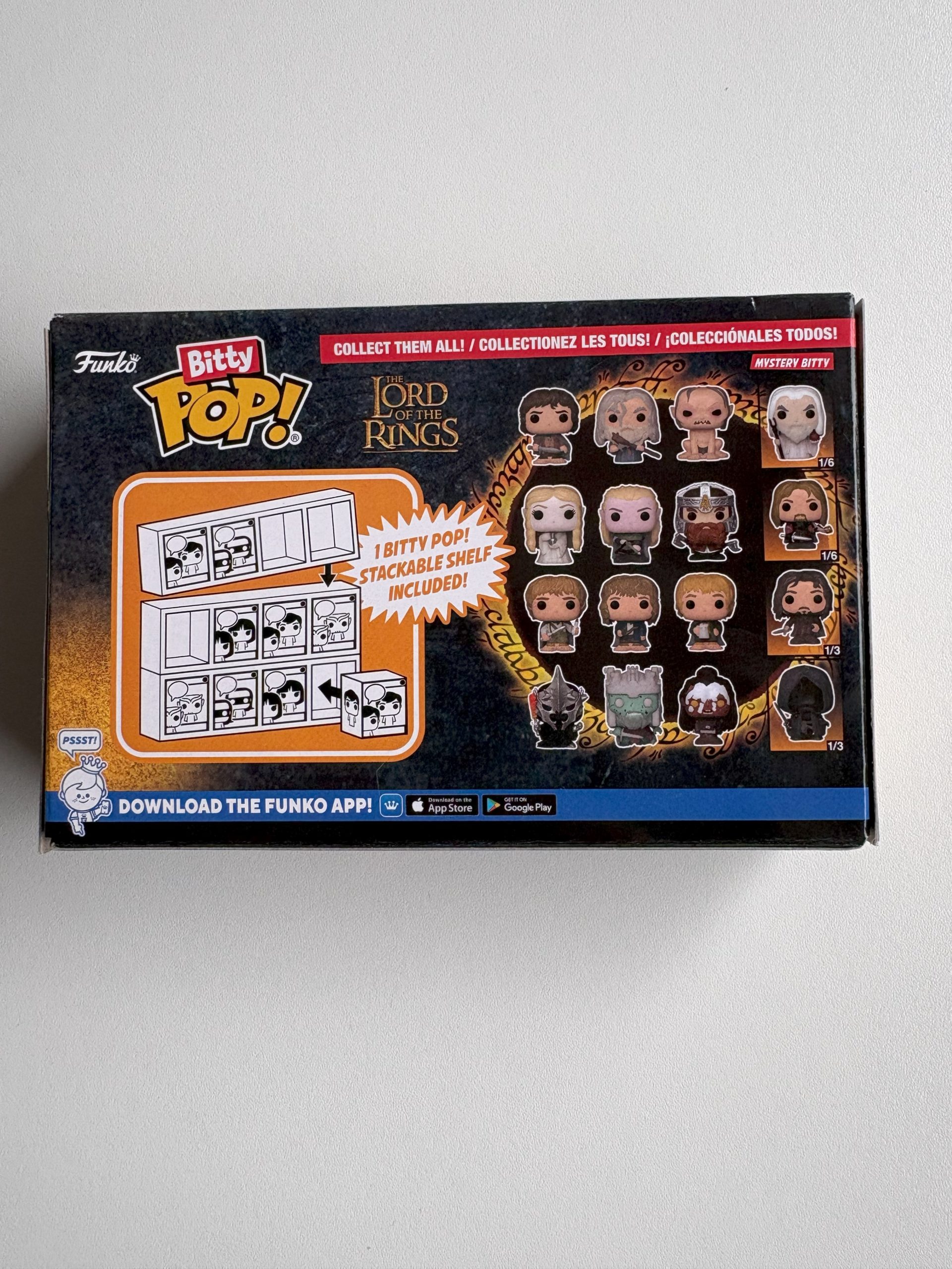 Funko Bitty Pop! The Lord of the Rings 4-Pack (Mystery Pop Included) Back