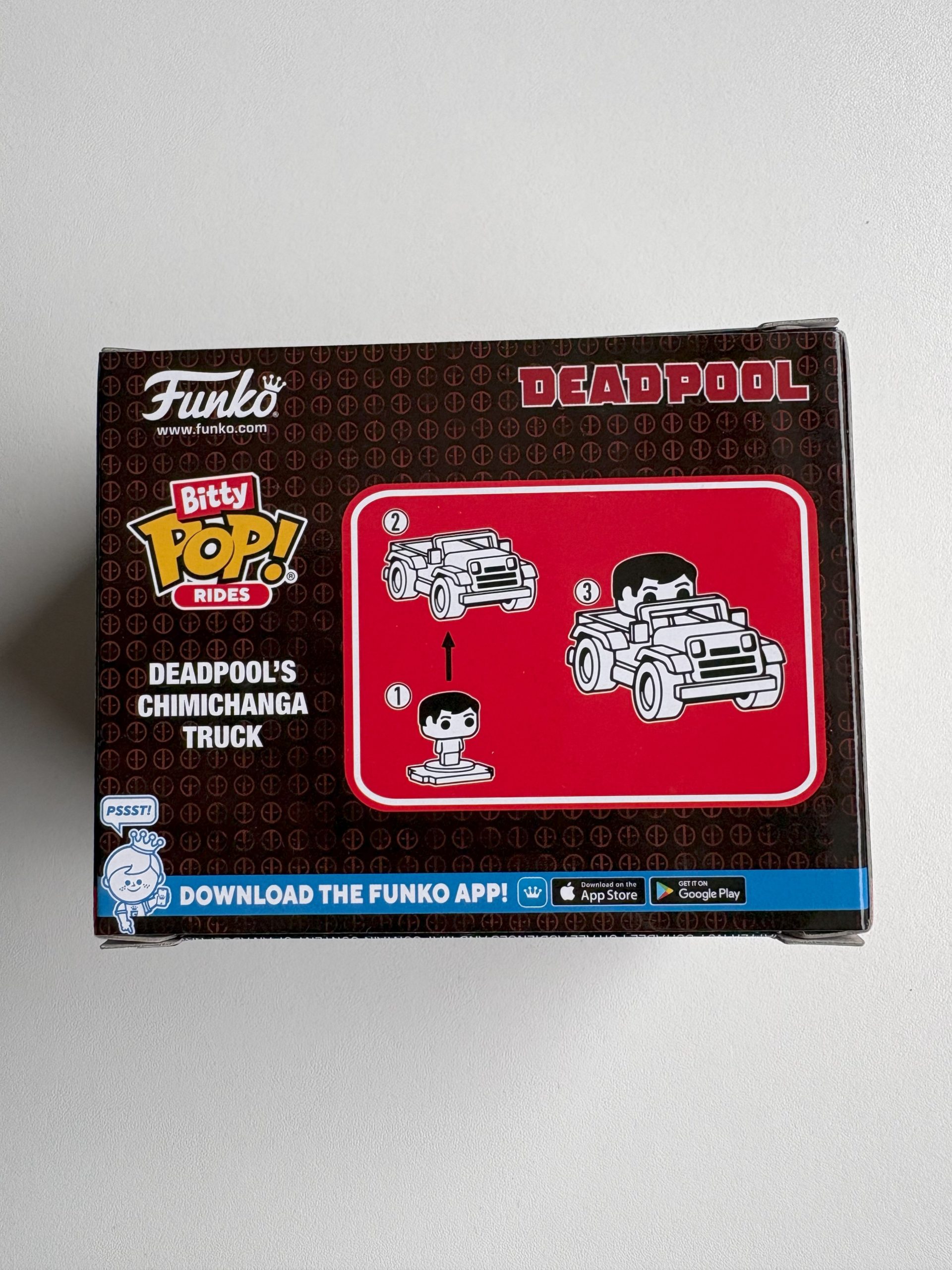 Marvel Deadpool Bitty Pop! Rides β Deadpool's Chimichanga Truck Back