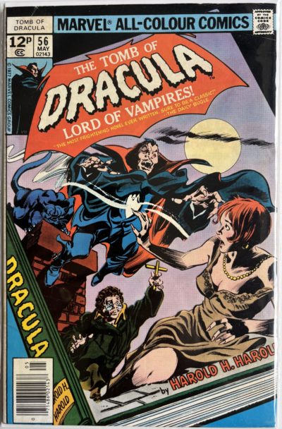 Marvel Tomb of Dracula #56 (1977) Bronze Age - UK Price Variant