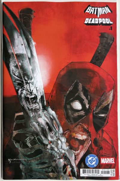 Batman / Deadpool #1 Bill Sienkiewicz Variant Cover | DC x Marvel | One World Under Doom Tie-In