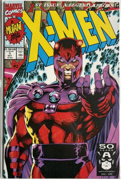 X-Men #1 (1991) Marvel Comics | Magneto Cover | Jim Lee | Mutant Milestone | 1st Printing