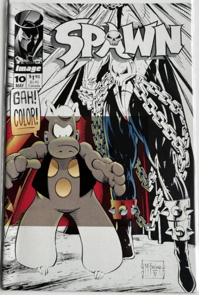 Spawn #10 (1993) "GAH! COLOR!" Cover | Image Comics | Todd McFarlane | Early Spawn Comic
