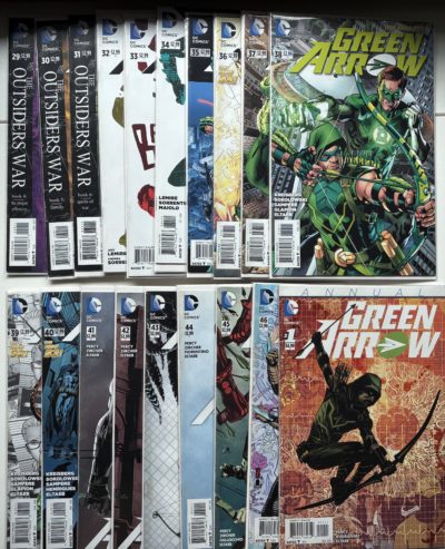 DC Comics Green Arrow #29–46 + Annual #1 (New 52) Complete Run