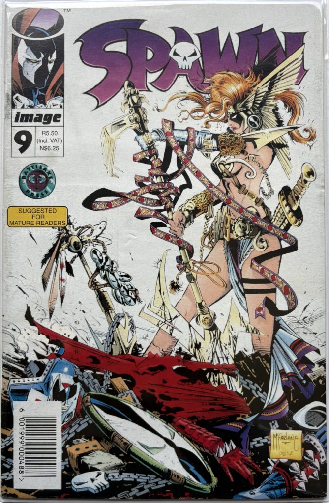 Spawn #9 (1993) Battleaxe Press Variant Image Comics 1st Print Todd McFarlane VF