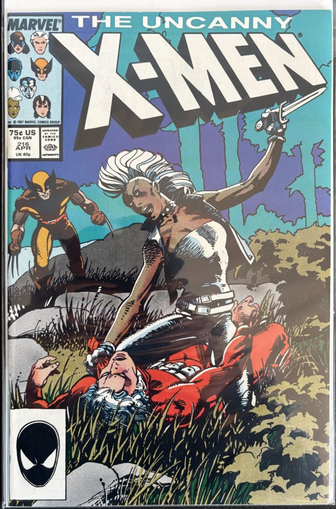 Marvel The Uncanny X-Men #216 Comic Book 1987 Single Issue