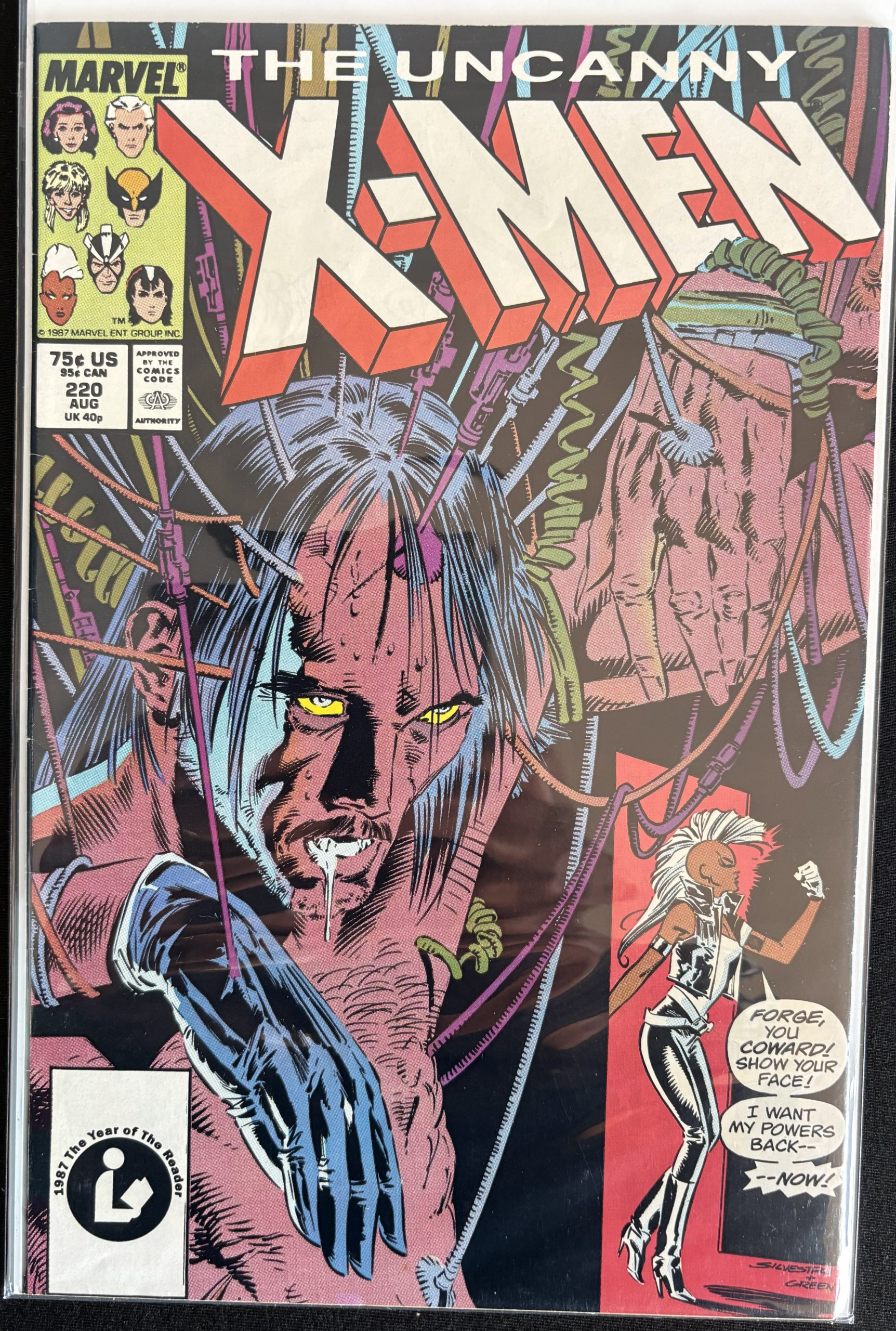 Marvel The Uncanny X-Men #220 Single Issue Comic Book