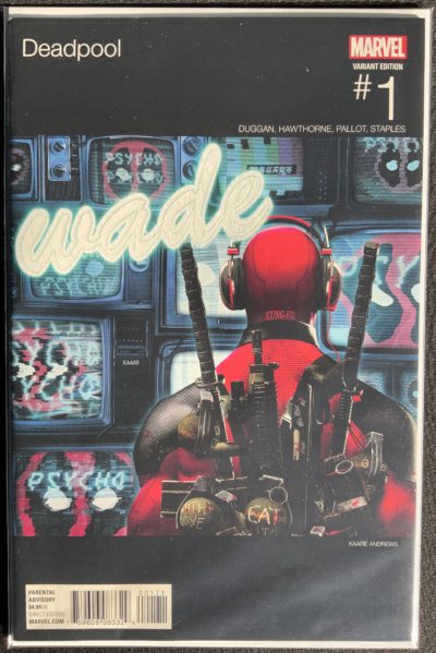 Deadpool #1 Kaare Andrews Hip-Hop Variant – Wale Homage – Marvel 2015