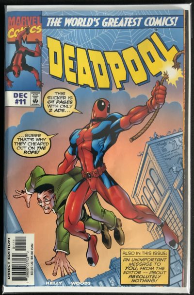 Deadpool #11 (1997) Marvel – Amazing Fantasy #15 Homage – Joe Kelly / Pete Woods
