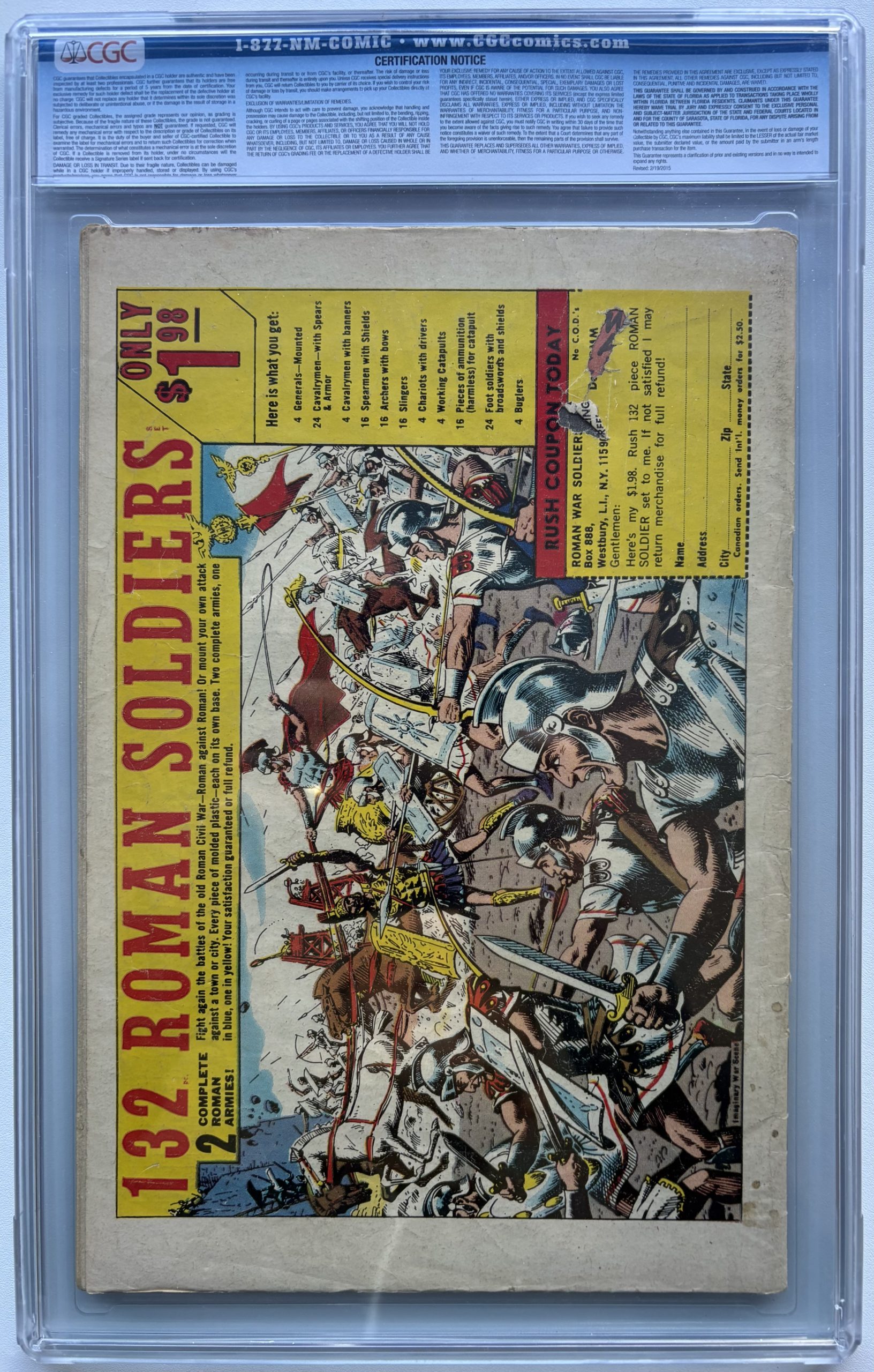 Iron Man #4 (1968) CGC 2.0 WHITE Pages | Silver Age Marvel | Unicorn Back