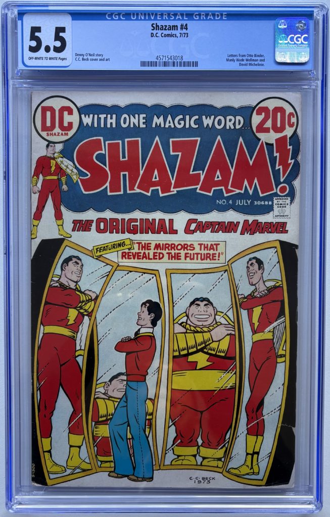 Shazam #4 (1973) CGC 5.5 | C.C. Beck | Captain Marvel Bronze Age Key
