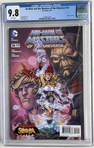🔑 He-Man and the Masters of the Universe #14 CGC 9.8 | Origin of She-Ra | DC 2014
