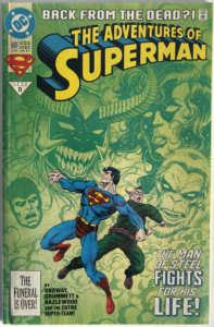 Adventures of Superman #500 (1993) DC Comics – 1st Cameos of Steel, Superboy, Eradicator & Cyborg Superman