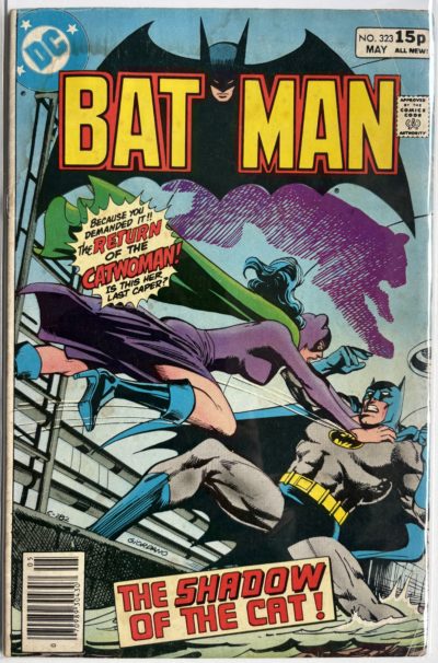 Batman #323 (1980) DC Comics – Classic Catwoman Cover & Cat-Man Appearance