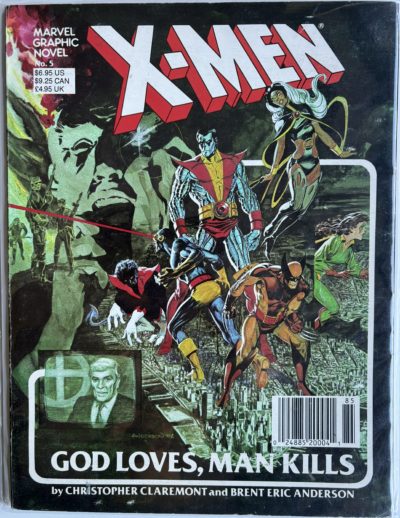 X-Men: God Loves, Man Kills #5 (1982) Marvel Comics - 1st Appearance of William Stryker & Classic X-Men Graphic Novel