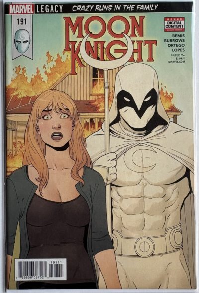 Moon Knight - #191 - 2018 - Marvel Comics - First Appearance of Diatrice Alraune - Jacen Burrows Cover