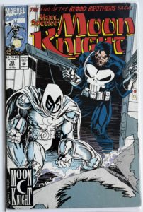 Marc Spector: Moon Knight – #38 – 1992 – Marvel Comics – Blood Brothers Saga Finale – Punisher Appearance