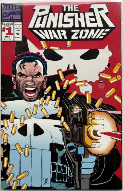 The Punisher War Zone - #1 - 1992 - Marvel Comics - Debut Issue / John Romita Jr. Cover