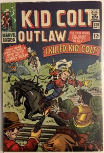Kid Colt Outlaw - #128 - 1966 - Marvel Comics - Silver Age Western - "I Killed Kid Colt!" - Original 12¢ Issue