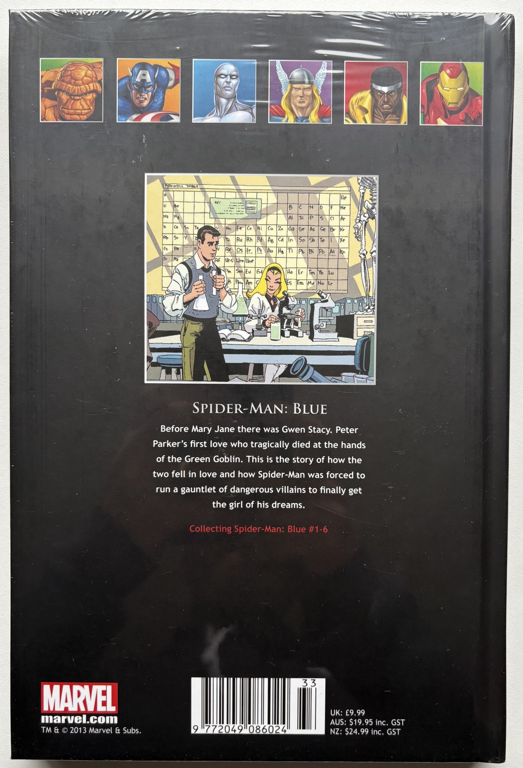 Spider-Man: Blue - Issue 33 - 2012 - Hachette / Marvel - Acclaimed Jeph Loeb & Tim Sale Story - Hardcover