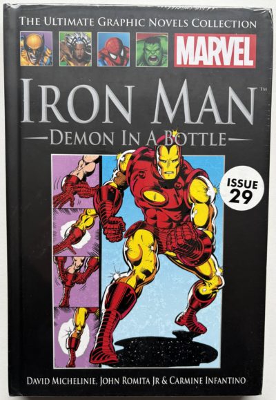 Iron Man: Demon in a Bottle - Issue 29 - Marvel / Hachette - Ultimate Graphic Novels Collection - Classic Tony Stark Alcoholism Storyline - Factory Sealed Hardcover