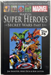 Marvel Super Heroes: Secret Wars Part 1 - Issue 26 - Hachette / Marvel - Ultimate Graphic Novels Collection - Factory Sealed Hardcover