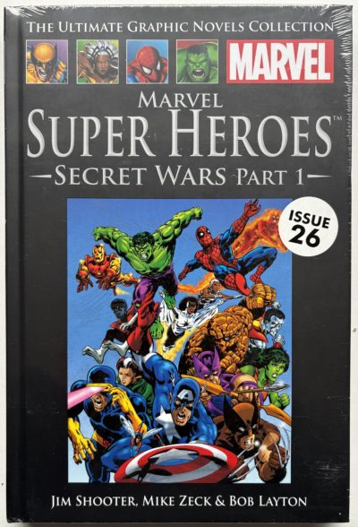 Marvel Super Heroes: Secret Wars Part 1 - Issue 26 - Hachette / Marvel - Ultimate Graphic Novels Collection - Factory Sealed Hardcover