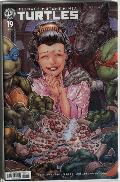 Teenage Mutant Ninja Turtles - Issue 19 - 2025 - IDW Publishing - Cover A - Splinter & the Turtles Pizza Cover