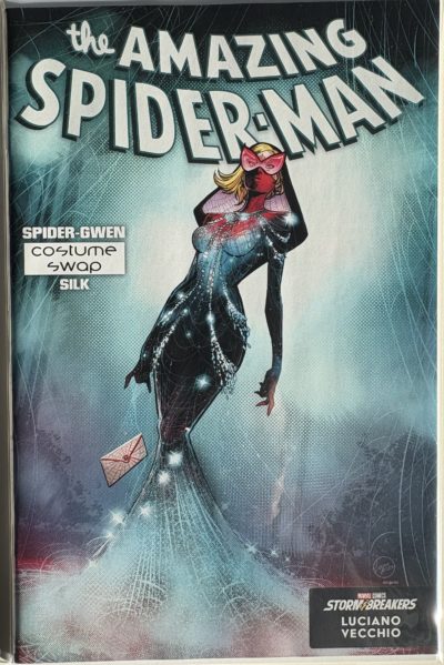 The Amazing Spider-Man - #1 - 2019 - Marvel Comics - Spider-Gwen Costume Swap Silk Variant - Luciano Vecchio Cover - Stormbreakers