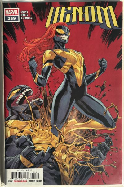 Venom - #259 - 2023 - Marvel Comics - Dark Web Era - Carlos Gómez Cover - Legacy Numbering
