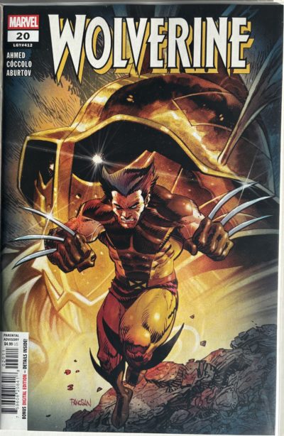 Wolverine - #20 - 2022 - Marvel Comics - Legacy #412 - Juggernaut Cover - Carlos Magno Pin-Up Variant