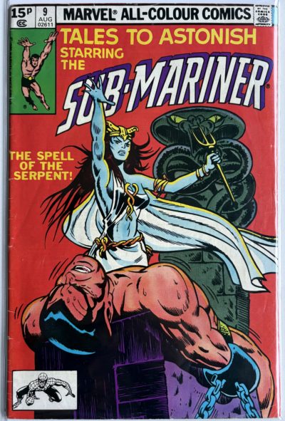 Tales to Astonish Starring the Sub-Mariner - #9 - 1980 - Marvel Comics UK - The Spell of the Serpent! - Bronze Age Comic