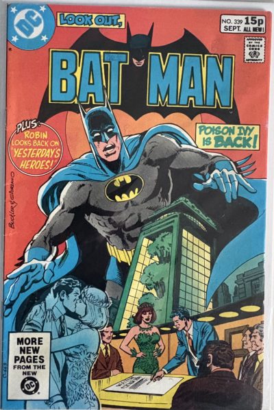 Batman - #339 - 1981 - DC Comics - Poison Ivy Returns - Bronze Age UK 15p Edition