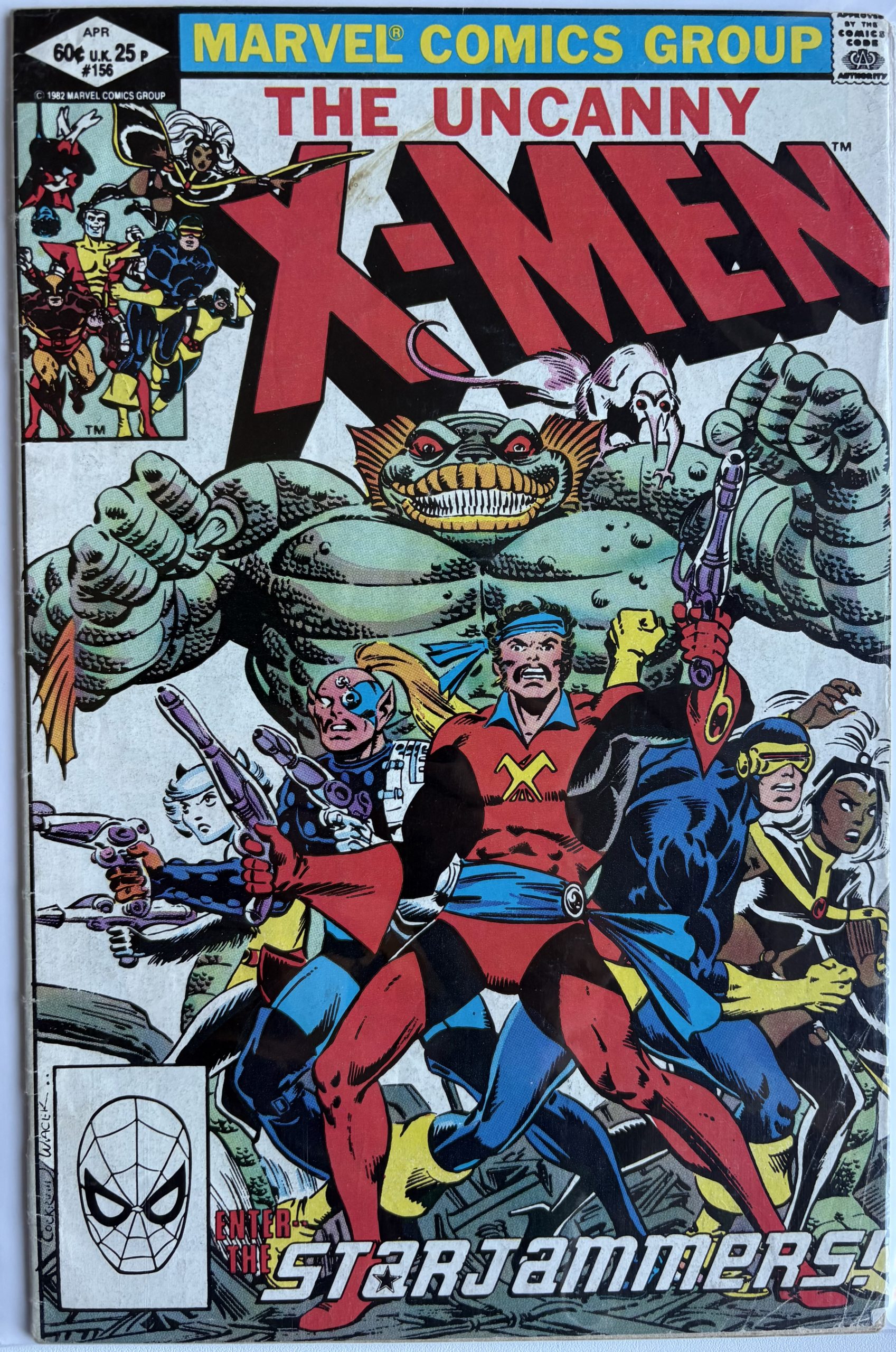 The Uncanny X-Men #156 - 1982 - Marvel Comics - Starjammers Appearance - Chris Claremont & Dave Cockrum